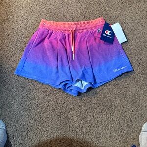Champion Kids Gradient Shorts - Pink and Purple Size Girls medium NWT